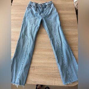 Abercrombie High Rise 90s Relaxed Seamed Detail 26/2s